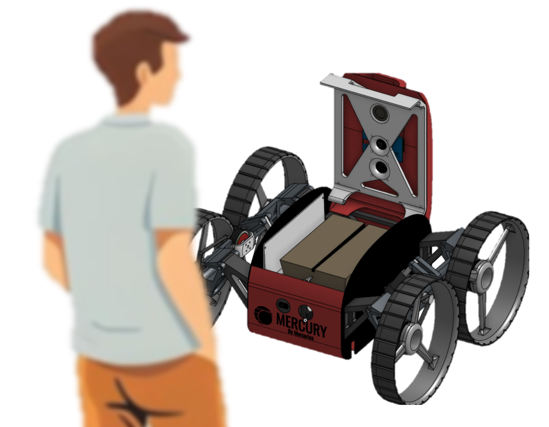 Customer receiving food icon